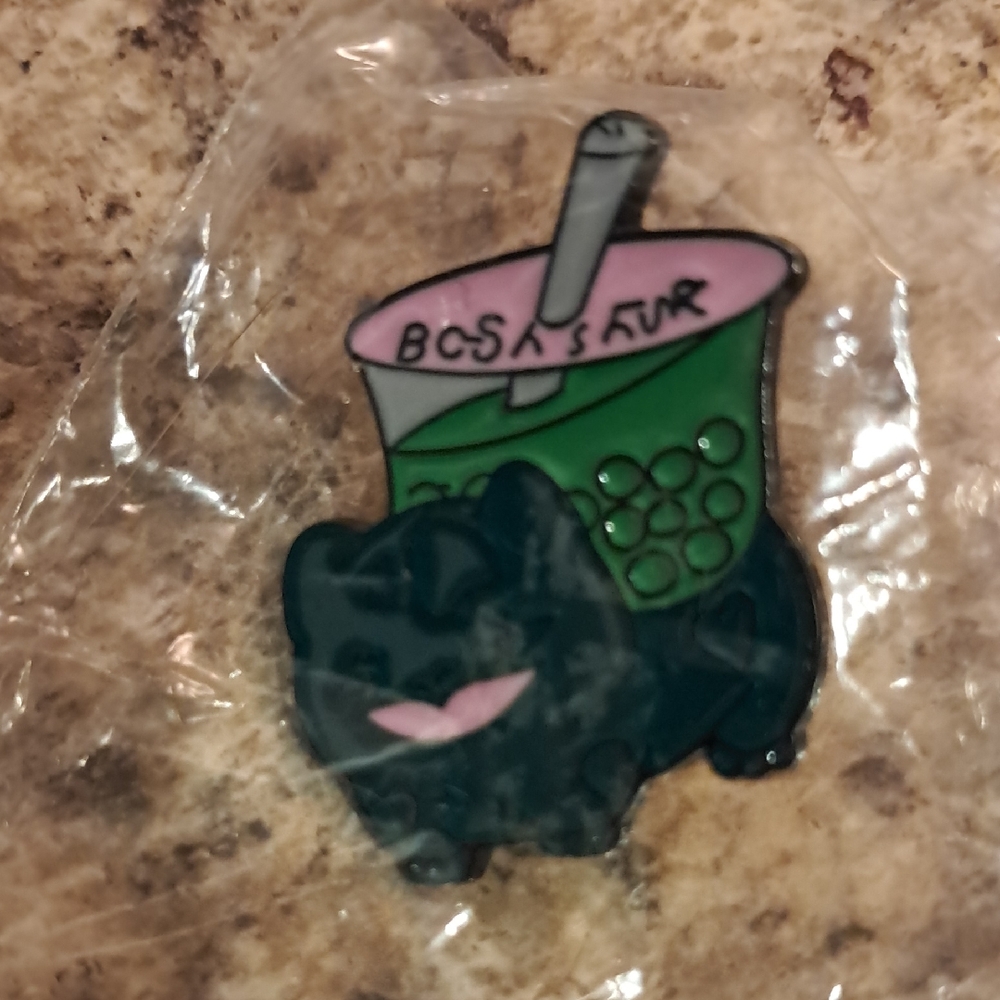 Pokemon Black and Pink Pin
